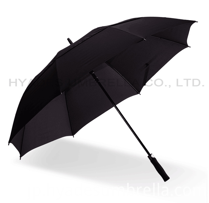 60防風ダブルキャノピーオートオープンゴルフ傘 60 Windproof Double Canopy Auto Open Golf Umbrella